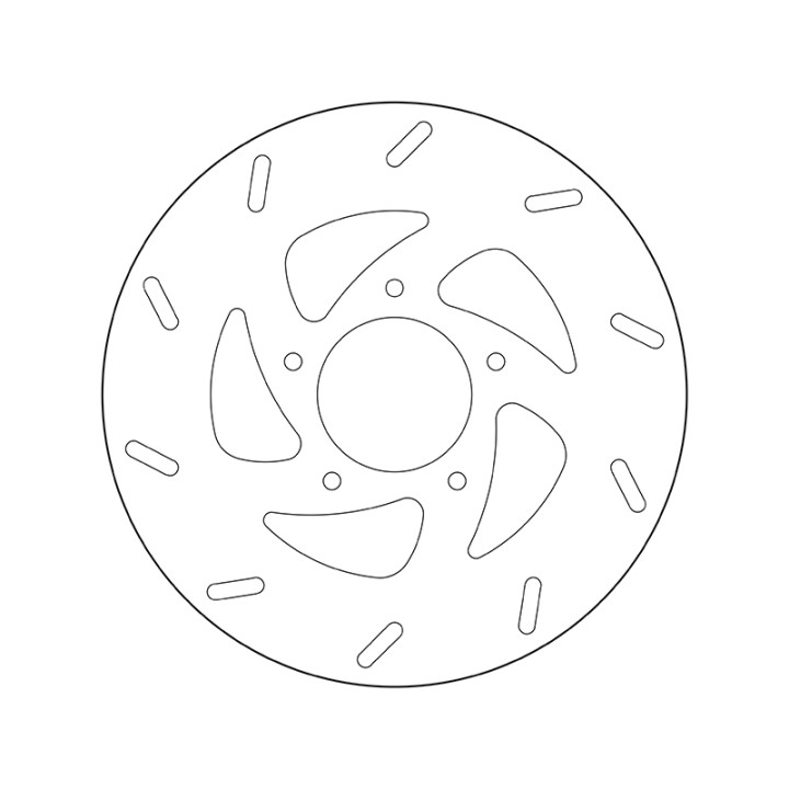 Disque de frein Brembo Serie Oro rond fixe 68B40730 | Oxmoto