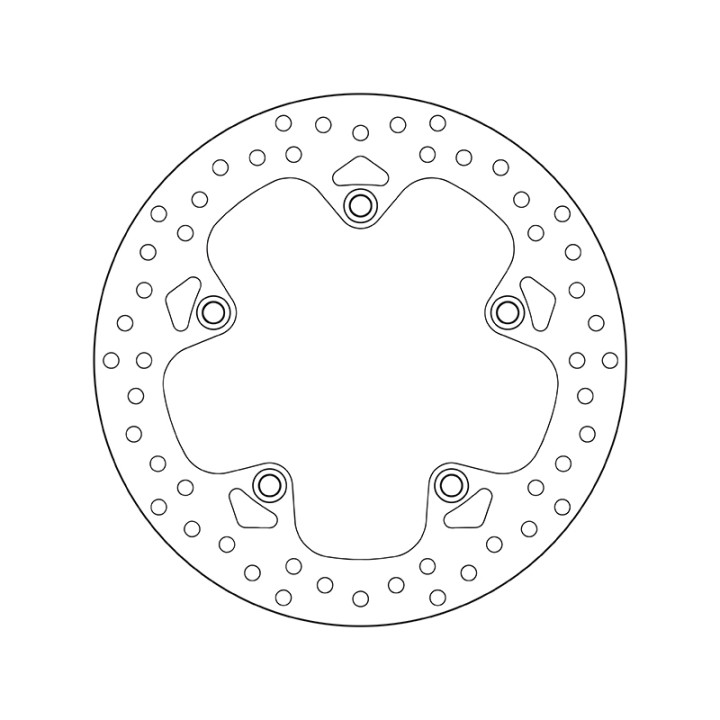 Disque de frein Brembo Serie Oro rond fixe 68B407G9 | Oxmoto