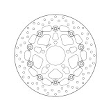 Disque de frein Brembo Serie Oro rond flottant 78B40821