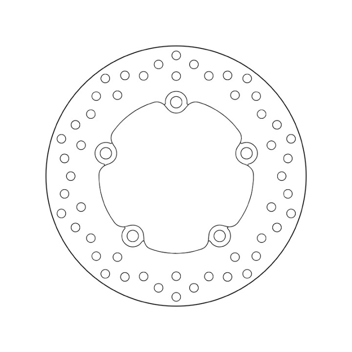 Disque de frein Brembo Serie Oro rond fixe 68B407G8 | Oxmoto