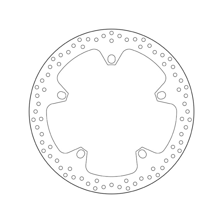 Disque de frein Brembo Serie Oro rond fixe 68B407D7 | Oxmoto