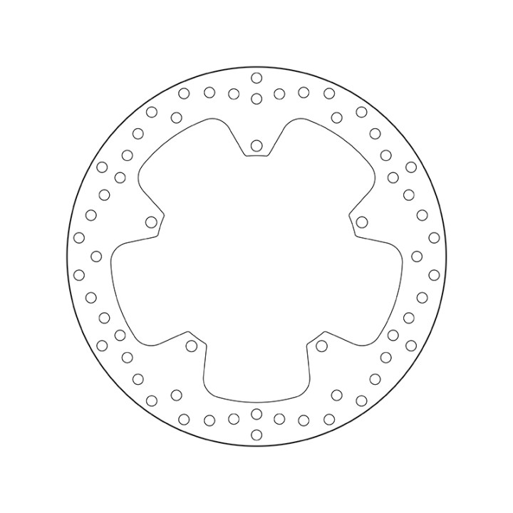 Disque de frein Brembo Serie Oro rond fixe 68B407M9 | Oxmoto