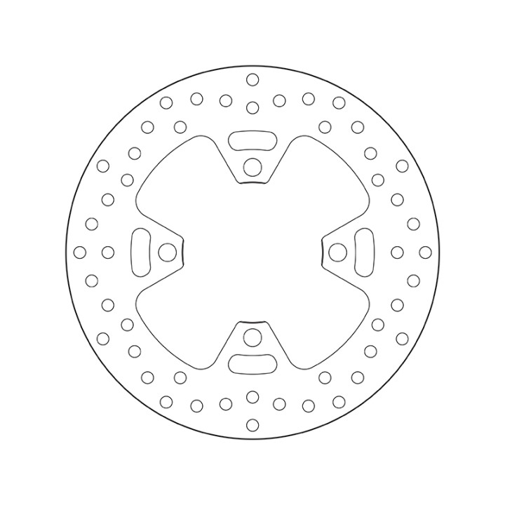 Disque de frein Brembo Serie Oro rond fixe 68B407H6 | Oxmoto