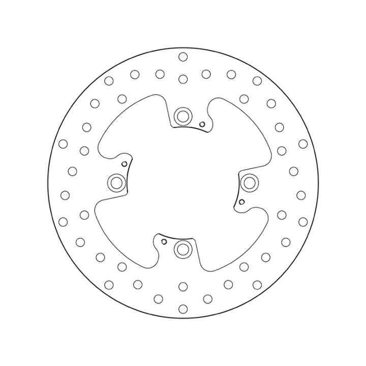 Disque de frein Brembo Serie Oro rond fixe 68B407N6 | Oxmoto
