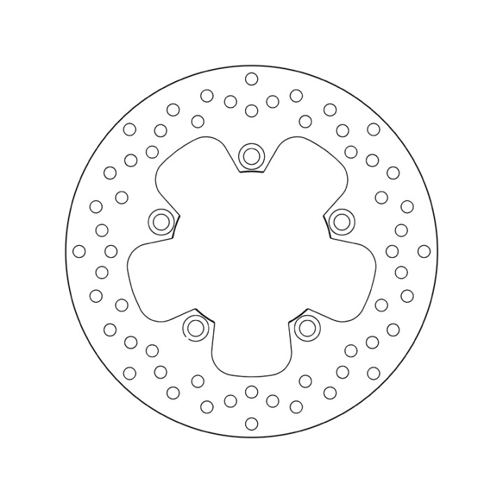 Disque de frein Brembo Serie Oro rond fixe 68B407H3 | Oxmoto