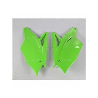 Plaques latérales UFO vert Kawasaki kx450f | Oxmoto