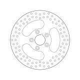Disque de frein Brembo Serie Oro rond fixe 68B407E0 | Oxmoto