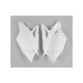 Plaques latérales UFO blanc Kawasaki kx450f 1087221001