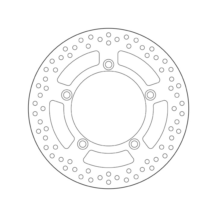 Disque de frein Brembo Serie Oro rond fixe 68B407B4 | Oxmoto