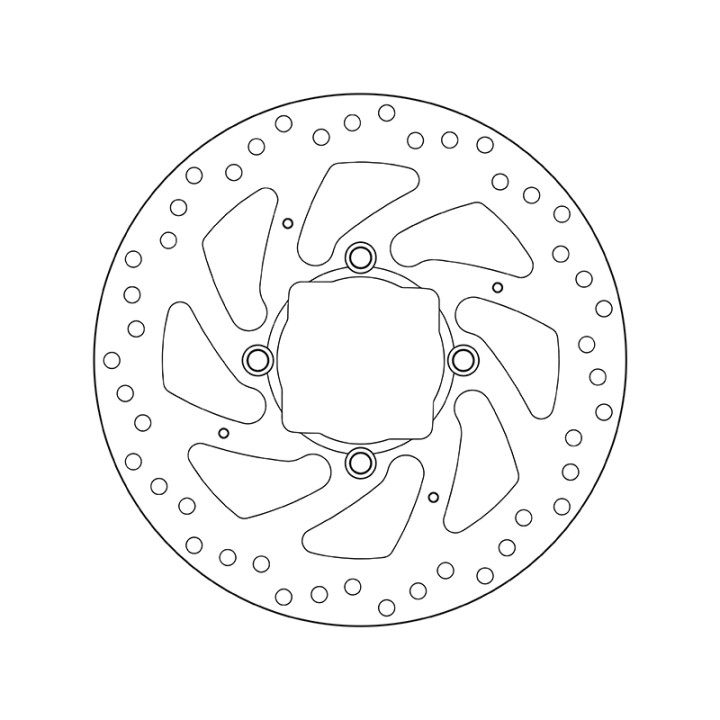 Disque de frein Brembo Serie Oro rond fixe 68B407H2 | Oxmoto
