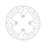 Disque de frein Brembo Serie Oro rond fixe 68B407H1 | Oxmoto