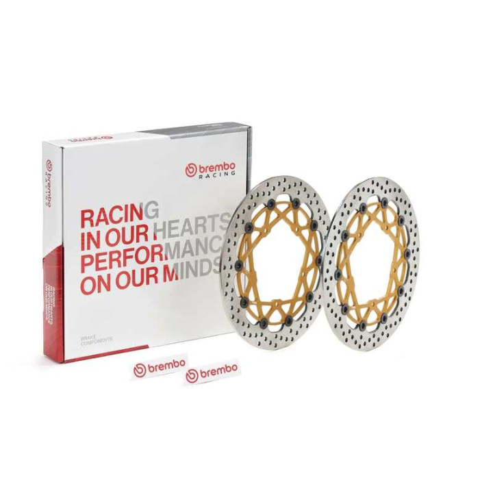 Disques de frein Brembo UPGRADE Supersport rond flottant - la paire 208973721