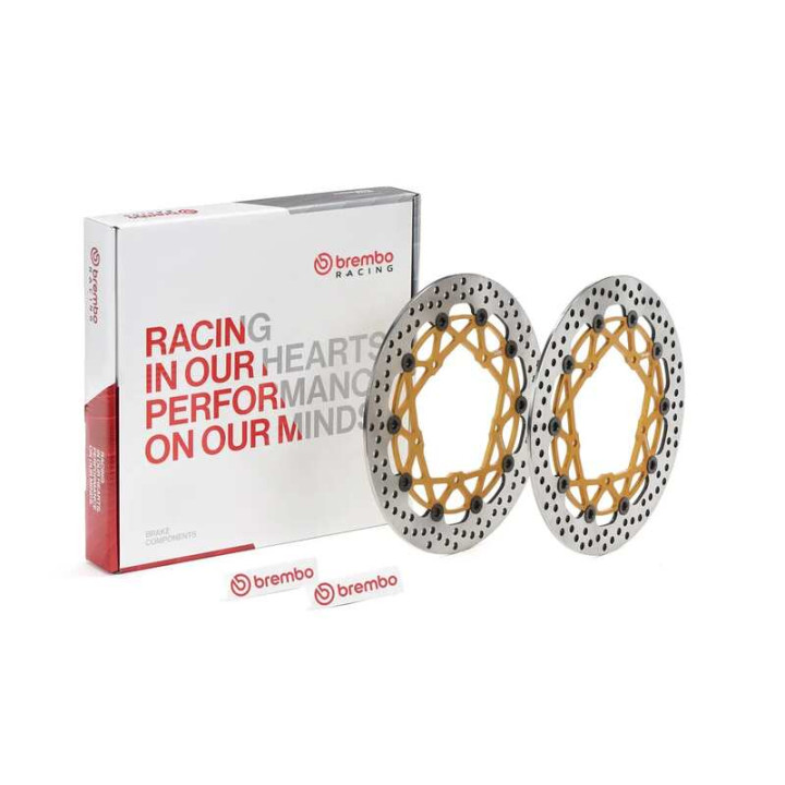 Disques de frein Brembo UPGRADE Supersport rond flottant - la paire 208973748