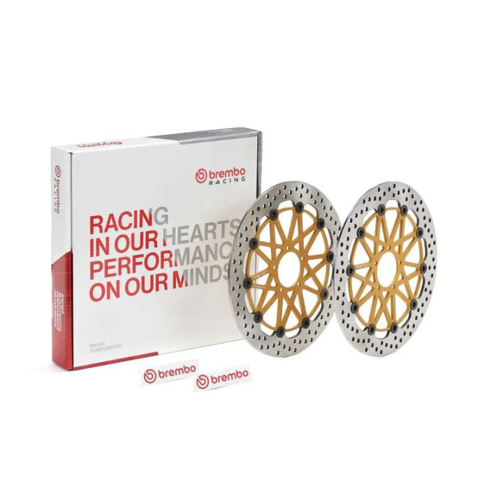 Disques de frein Brembo UPGRADE Supersport rond flottant - la paire 208973724
