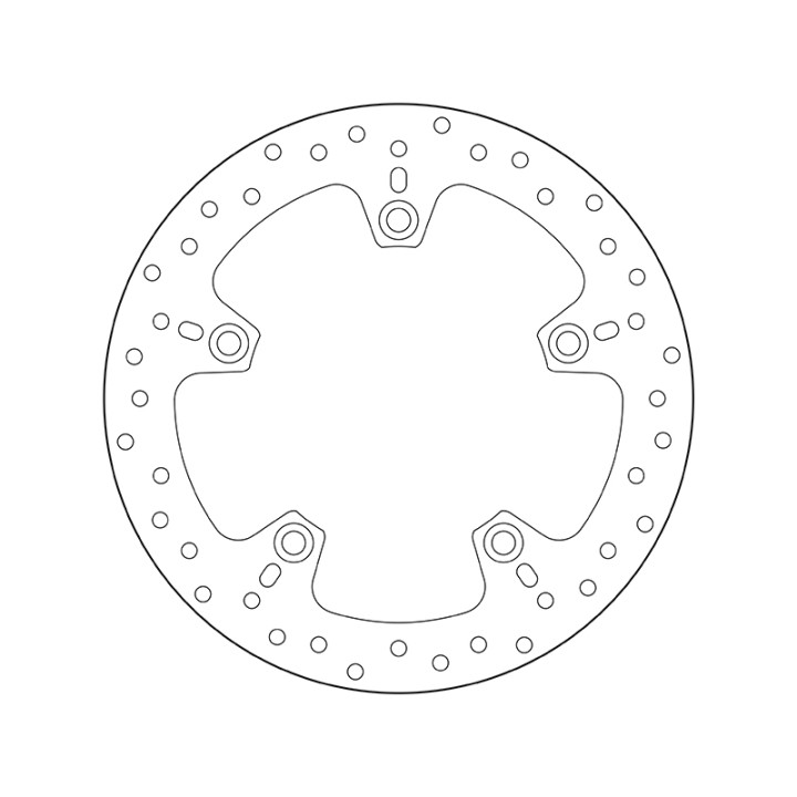 Disque de frein Brembo Serie Oro rond fixe 68B407C0 | Oxmoto