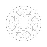 Disque de frein Brembo Serie Oro rond fixe 68B40732 | Oxmoto
