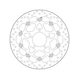 Disque de frein Brembo Serie Oro rond flottant 78B408B5