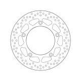 Disque de frein Brembo Serie Oro rond fixe 68B407F8 | Oxmoto