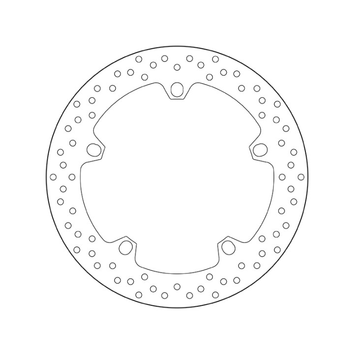 Disque de frein Brembo Serie Oro rond fixe 68B407D6 | Oxmoto