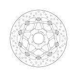 Disque de frein Brembo Serie Oro rond flottant 78B40826