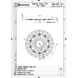 Disques de frein Brembo UPGRADE Supersport rond flottant - la paire 208973714