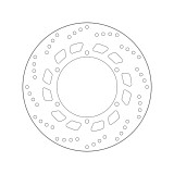 Disque de frein Brembo Serie Oro rond fixe 68B407D0 | Oxmoto