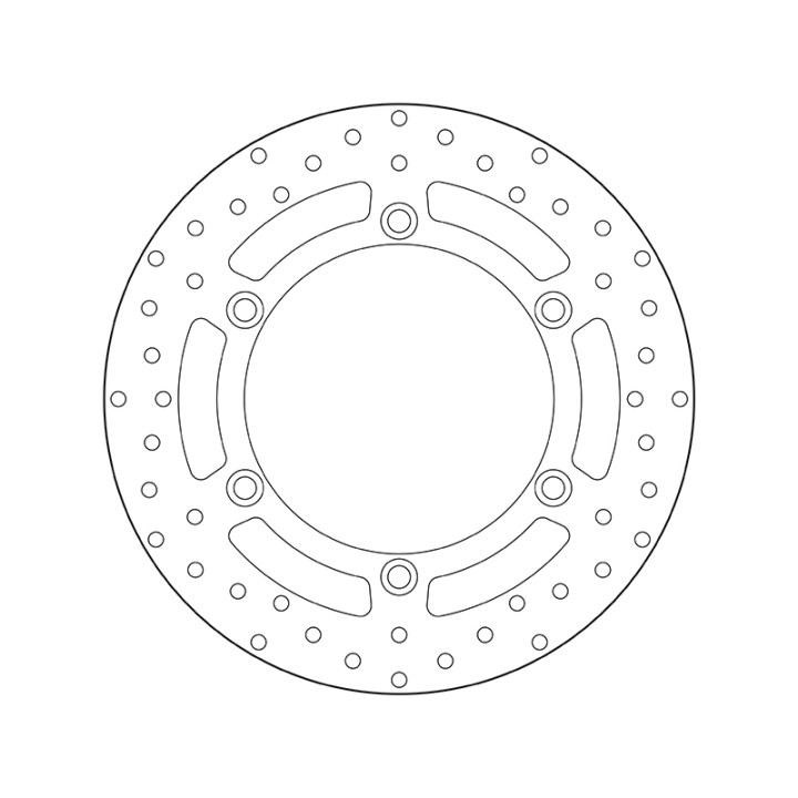 Disque de frein Brembo Serie Oro rond fixe 68B407E7 | Oxmoto