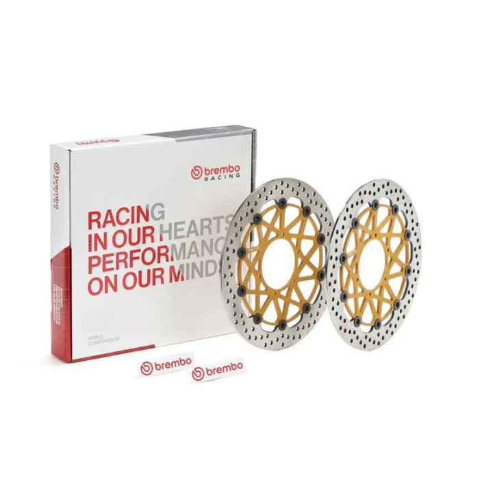 Disques de frein Brembo UPGRADE Supersport rond flottant - la paire 208973712