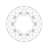 Disque de frein Brembo Serie Oro rond flottant 78B40837