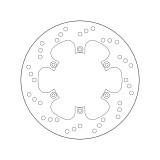 Disque de frein Brembo Serie Oro rond fixe 68B40781 | Oxmoto