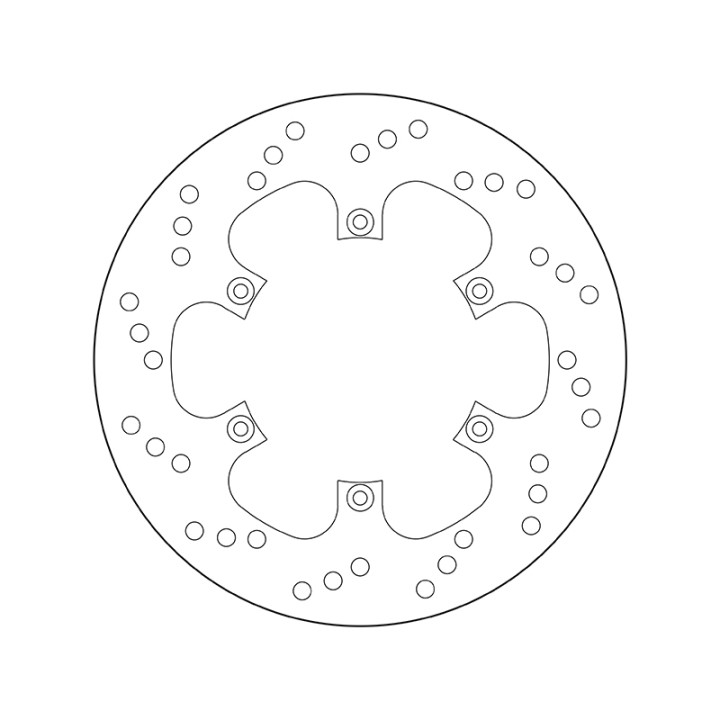 Disque de frein Brembo Serie Oro rond fixe 68B40781 | Oxmoto