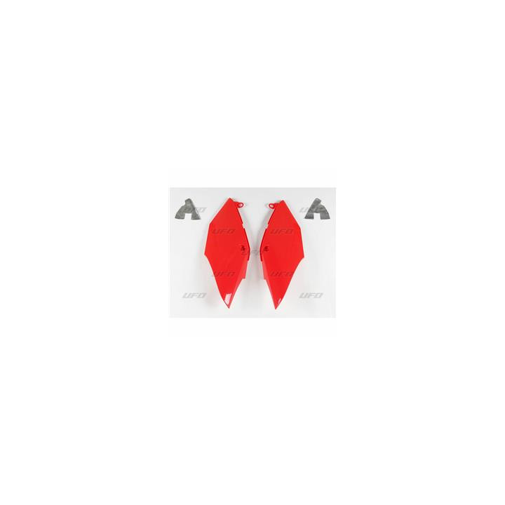 Plaques latérales rouge Honda crf25r/450r/rx | Oxmoto