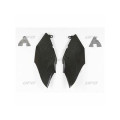 Plaques latérales UFO noir Honda crf250r/450r/rx | Oxmoto