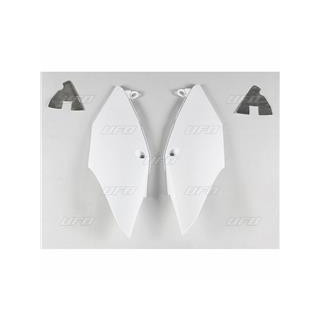 Plaques latérales UFO blanc Honda crf250r/450r/rx | Oxmoto