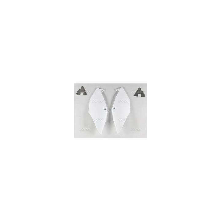 Plaques latérales UFO blanc Honda crf250r/450r/rx | Oxmoto
