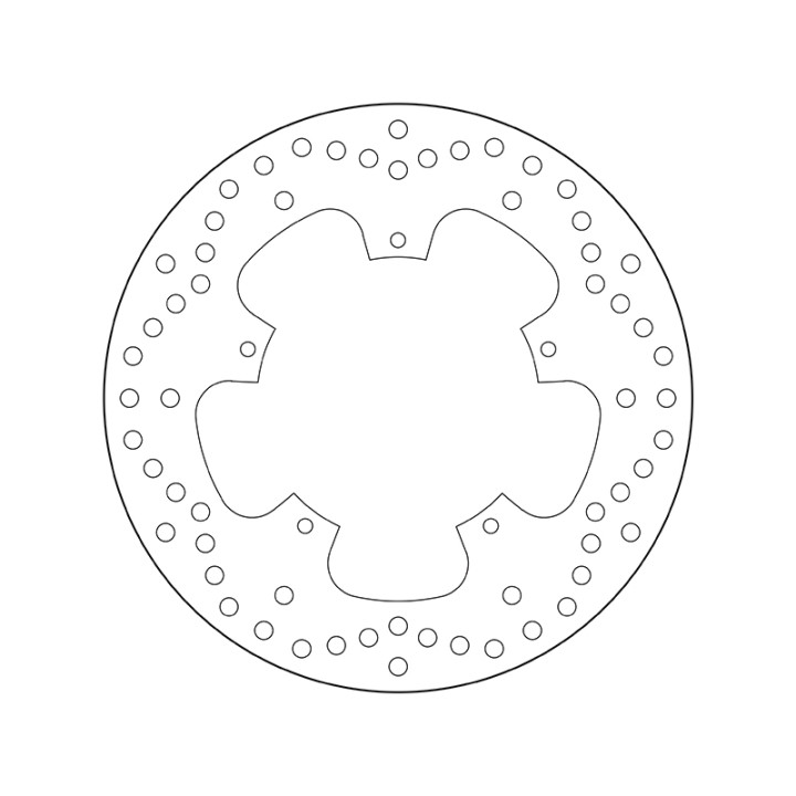 Disque de frein Brembo Serie Oro rond fixe 68B407B6 | Oxmoto