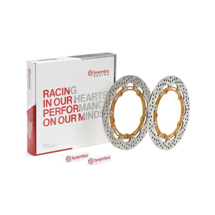 Disques de frein Brembo UPGRADE Supersport rond flottant - la paire 208973751