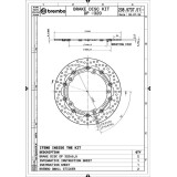 Disques de frein Brembo UPGRADE Supersport rond flottant - la paire 208973751
