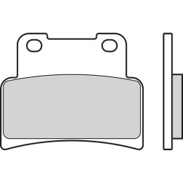 Plaquettes de frein Brembo Scooter carbone céramique - 07100
