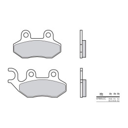 Plaquettes de frein Brembo Scooter carbone céramique - 07005CC