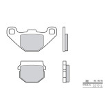 Plaquettes de frein Brembo Scooter carbone céramique - 07026CC