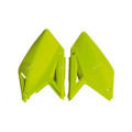 Plaques latérales Racetech jaune fluo | Oxmoto