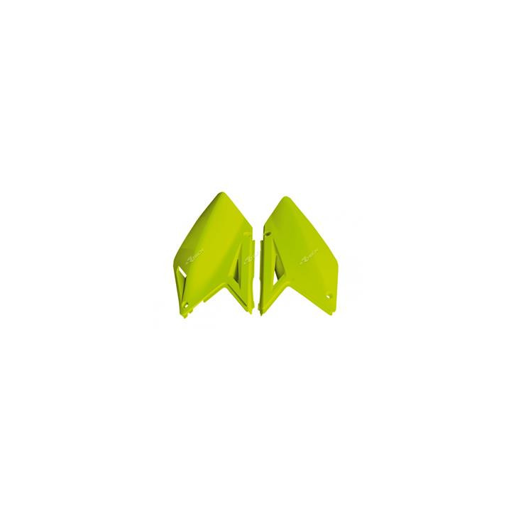 Plaques latérales Racetech jaune fluo | Oxmoto