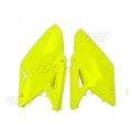 Plaques latérales UFO jaune fluo Suzuki rm-z450 | Oxmoto