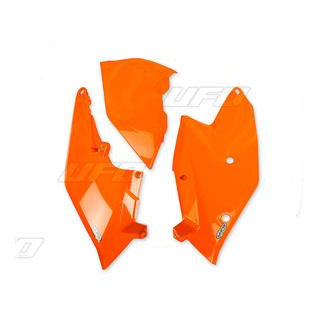 Plaques latérales UFO orange fluo KTM sx/sx-f | Oxmoto