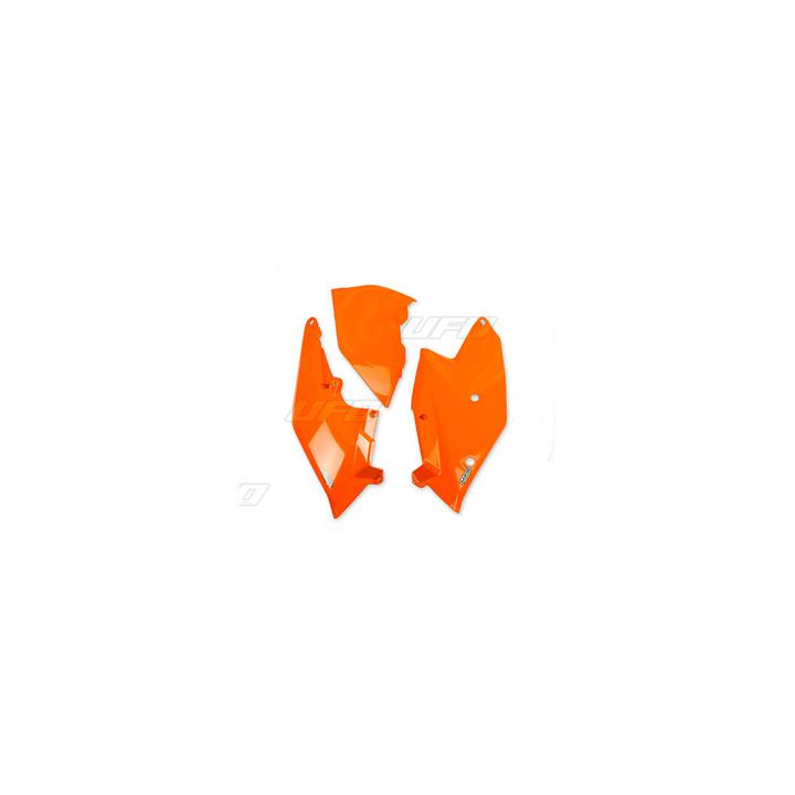 Plaques latérales UFO orange fluo KTM sx/sx-f | Oxmoto