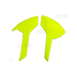 Plaques latérales UFO jaune fluo Husqvarna tc-fc | Oxmoto