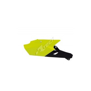 Plaques latérales Racetech jaune fluo Yamaha | Oxmoto