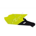 Plaques latérales Racetech jaune fluo Yamaha | Oxmoto
