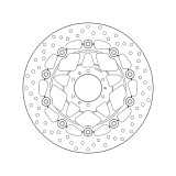 Disque de frein Brembo Serie Oro rond flottant 78B40825